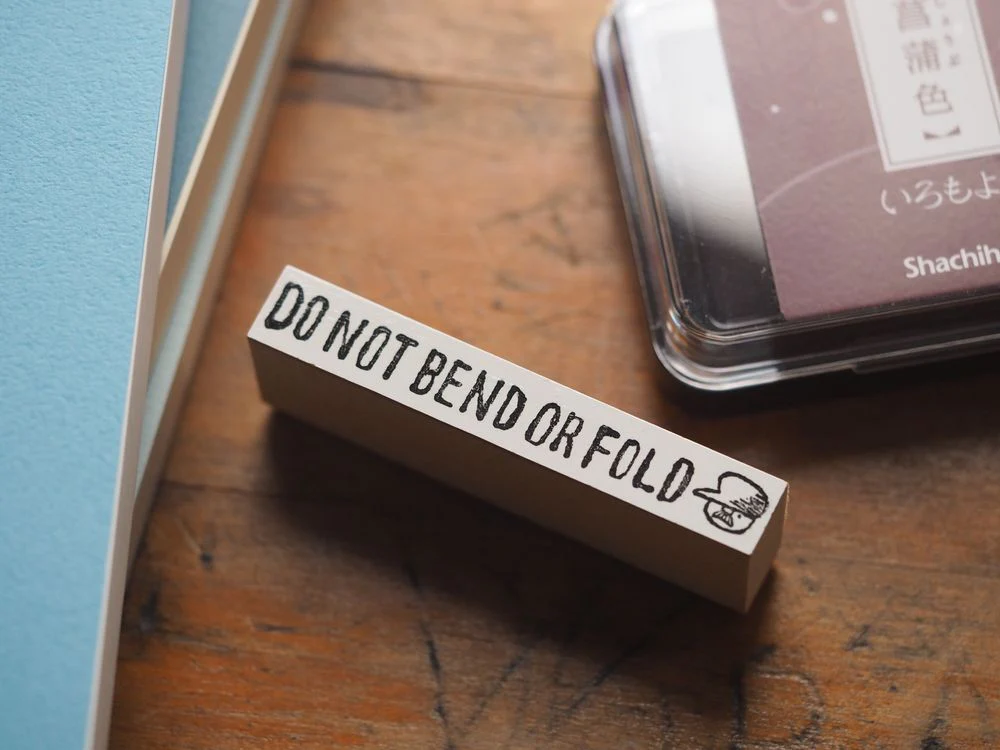 36 Sublo - Date Rubber Stamp - Do not Bend or Fold