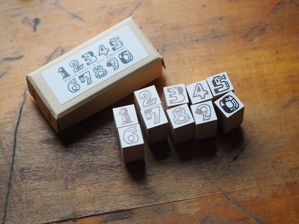 36 Sublo - Rubber Stamp - Numbers Set
