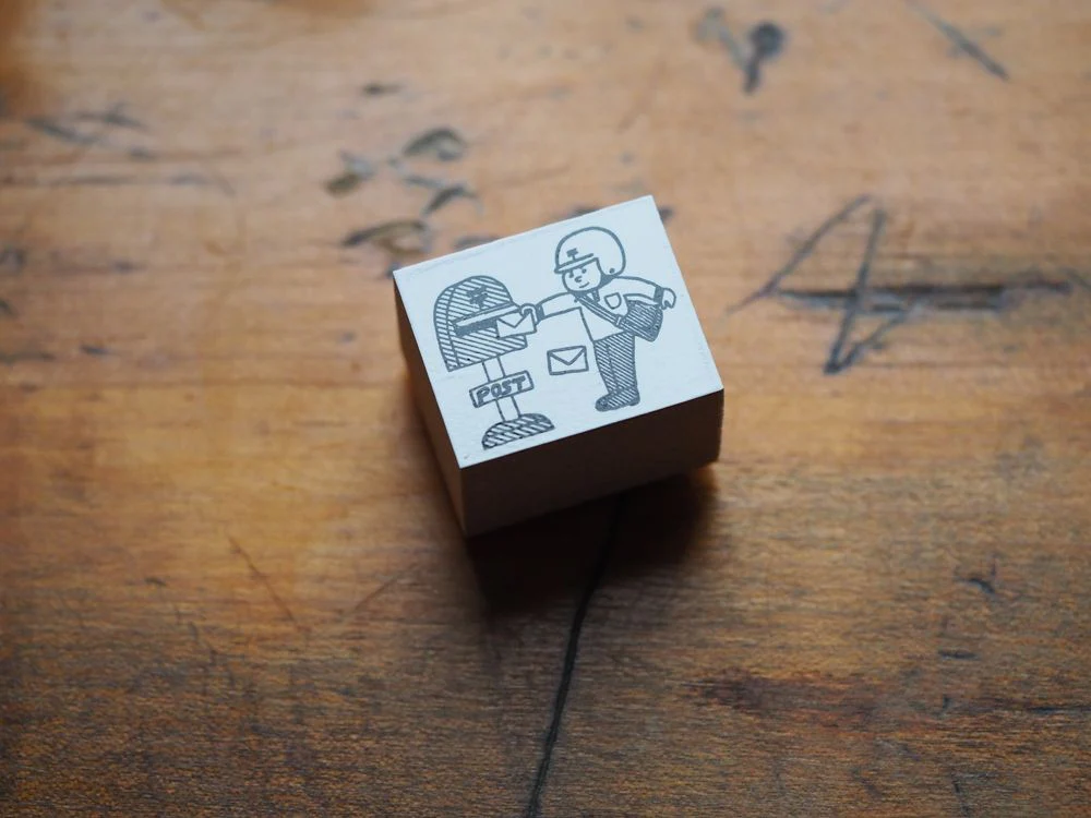 36 Sublo - Rubber Stamp - Postman