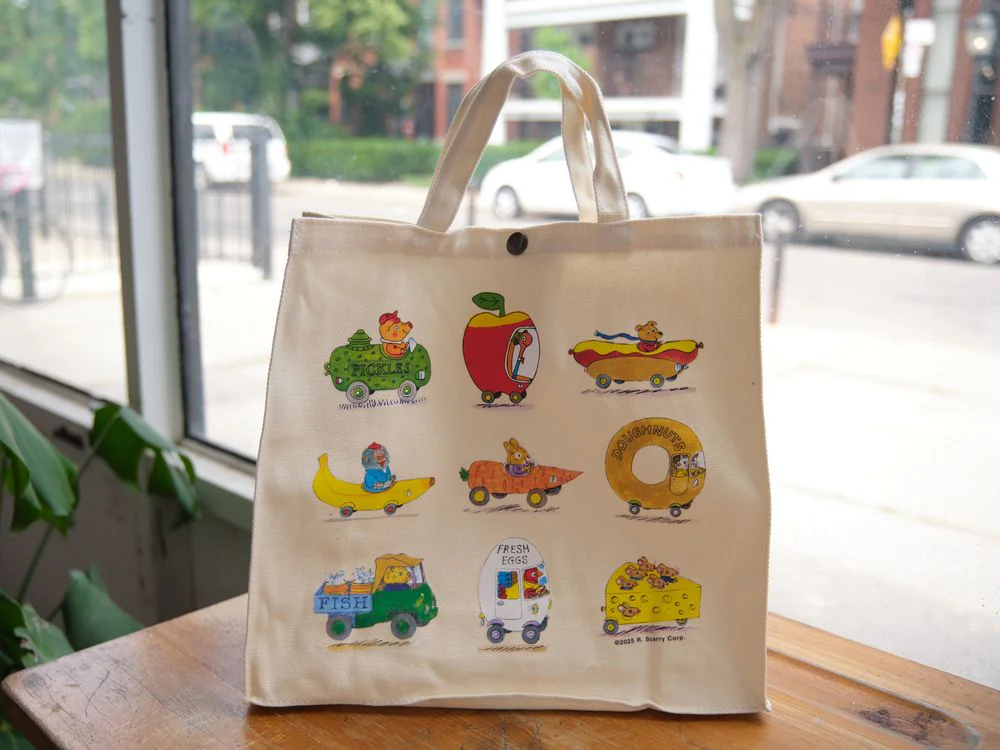 3P4 x Richard Scarry - Market Tote - Busy Town