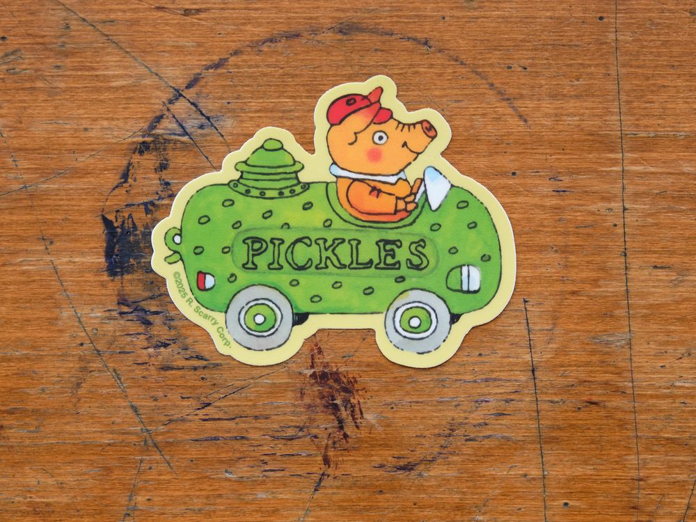 3P4 x Richard Scarry - Sticker - Pickle Car