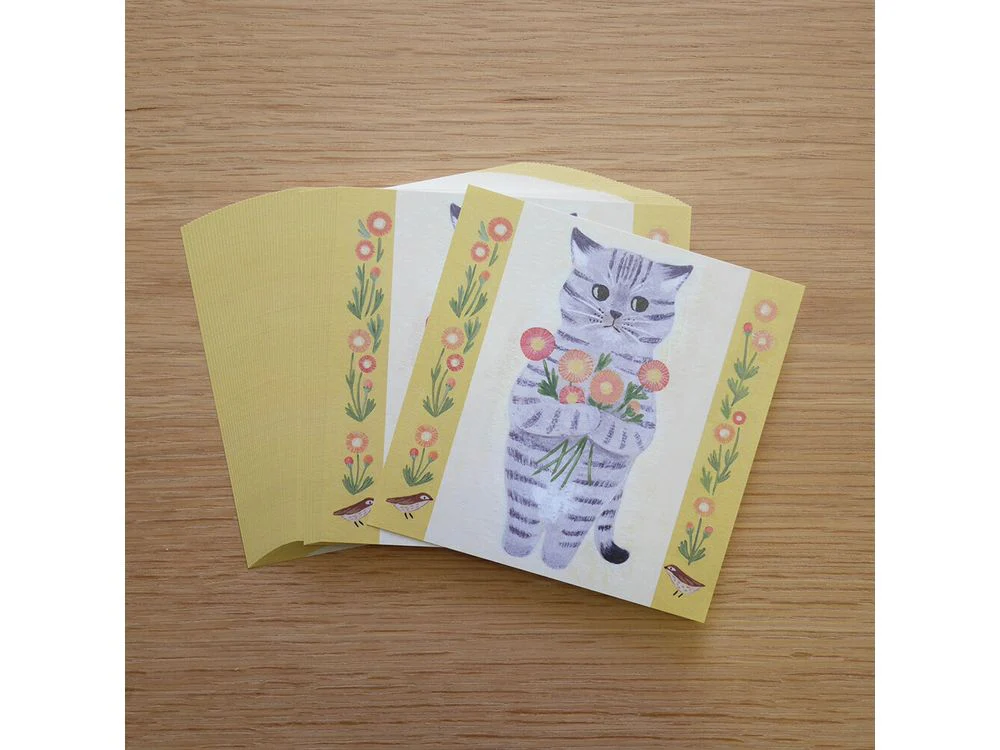 4legs - Memo Pad - Grey Cat