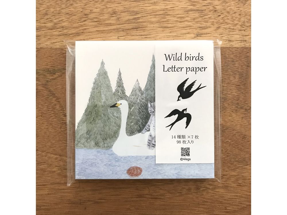 4legs - Memo Pad - Wild Birds - 14 Designs (98 Sheets)