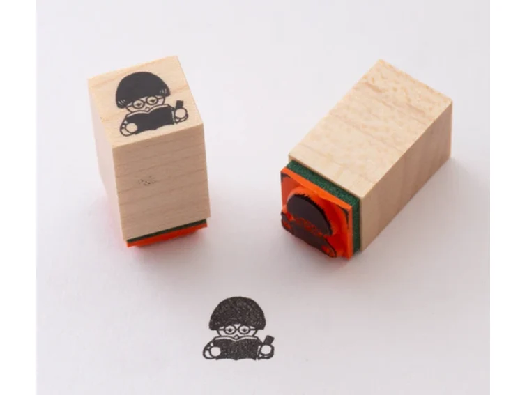 4legs - Mushroom Cat Mini Stamp - Under Study - Image 2