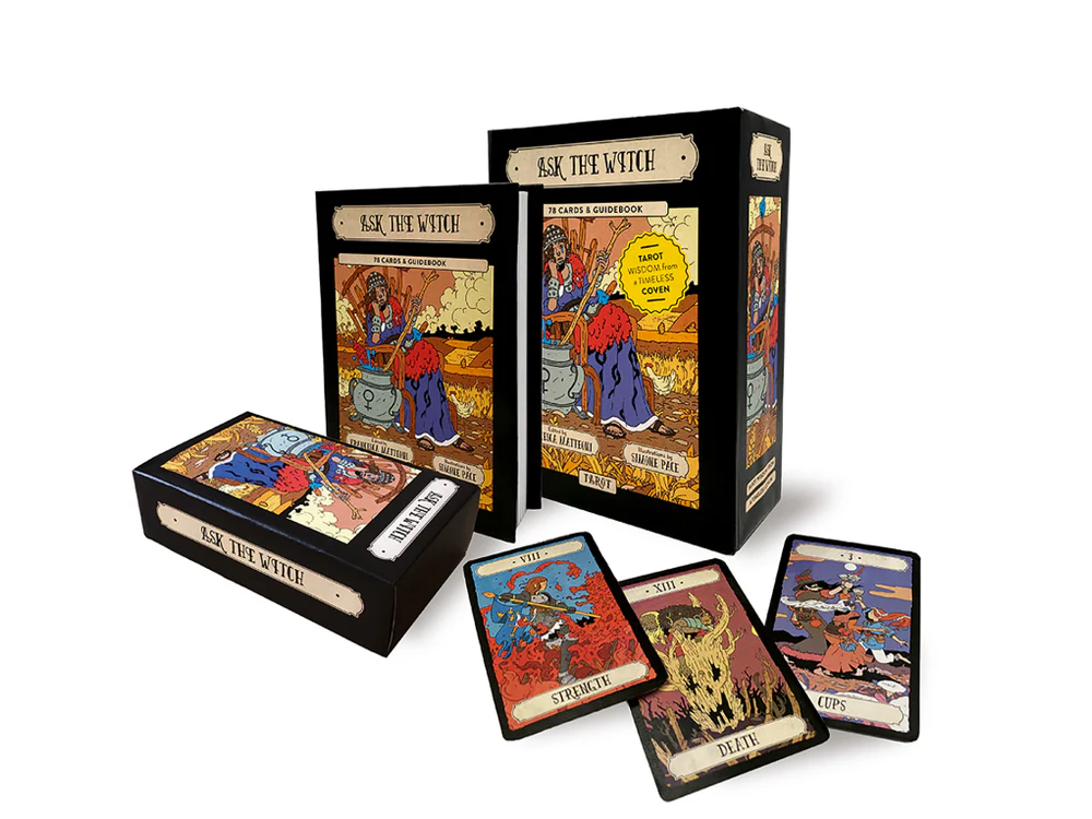 Ask The Witch Tarot: Tarot Wisdom from a Timeless Coven (78 Cards and Guidebook)