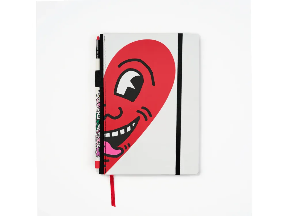 Blackwing - Volume 292 - Notebook A5 - Keith Haring "Smiling Heart"