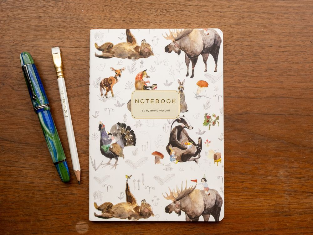 Bruno Visconti - Notebook - A5 Lined - Forest Animals