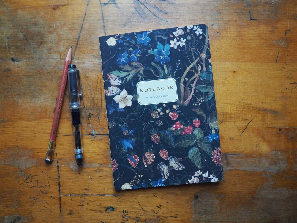 Bruno Visconti - Notebook - A5 Lined - Forest Flowers