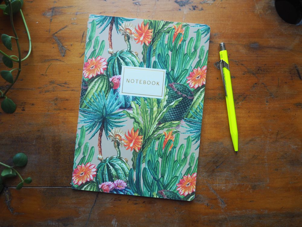 Bruno Visconti - Notebook - A5 Lined - Green Cactus