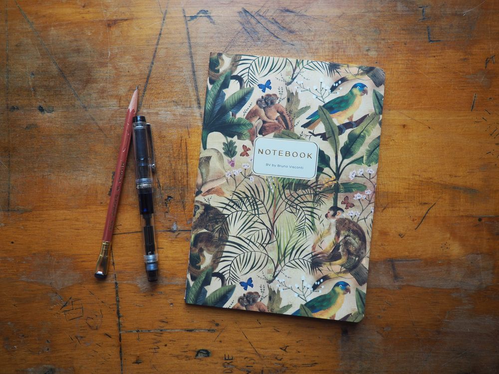 Bruno Visconti - Notebook - A5 Lined - Jungle