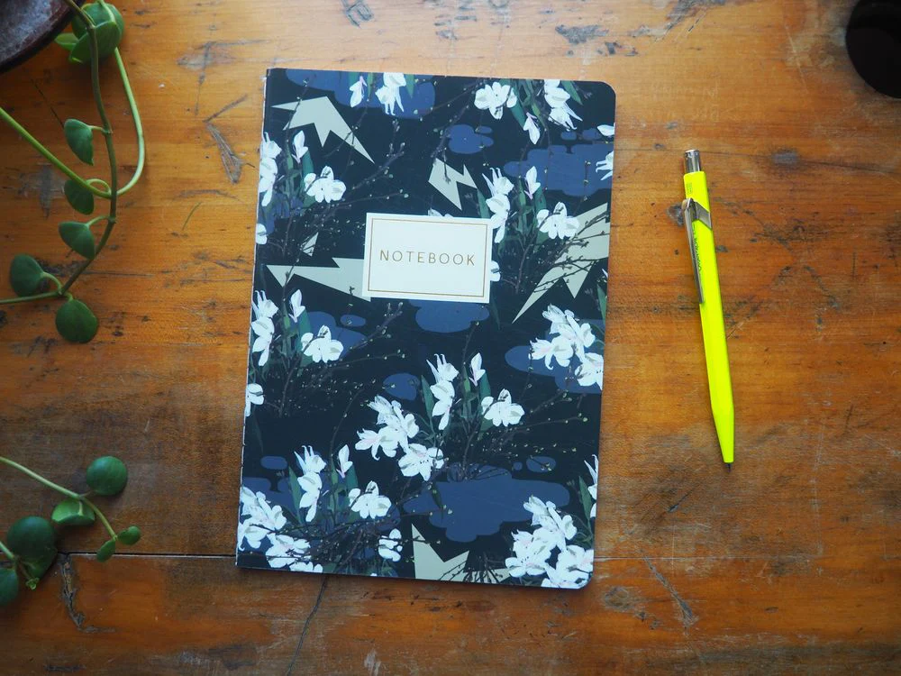 Bruno Visconti - Notebook - A5 Lined - Snow Drops