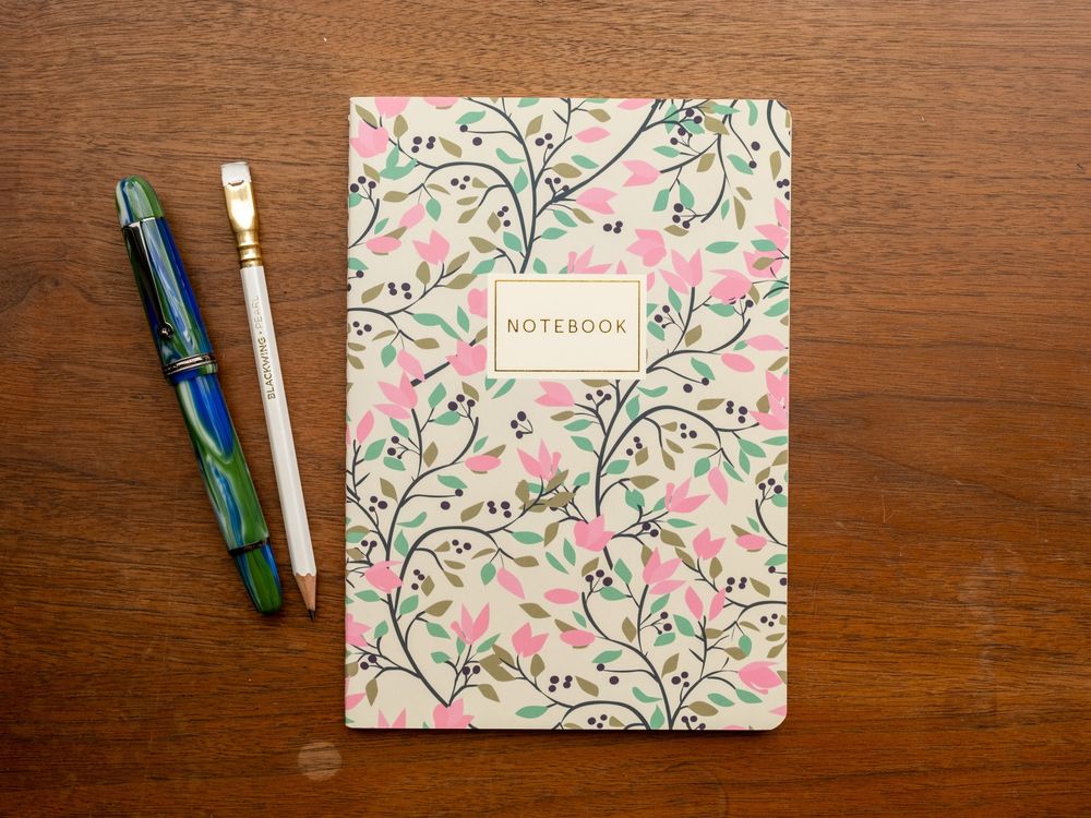 Bruno Visconti - Notebook - A5 Lined - Spring Flowers