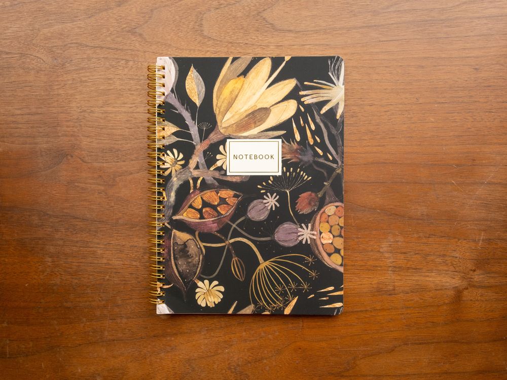 Bruno Visconti - Spiral Notebook - B5 - Night Flowers