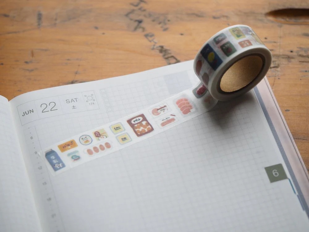 Papier Platz x Chhuh - Washi Tape - Supermarket (52-045)