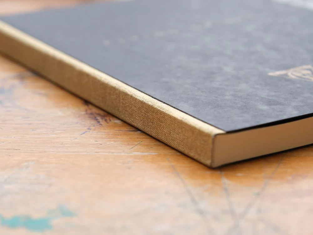 Clairefontaine - Flying Spirit Clothbound Notebook - A5 - Black (Lined) - Image 3