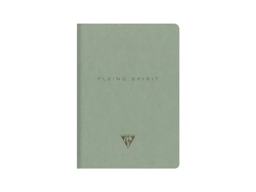 Clairefontaine - Flying Spirit Thread Stitch Notebook - A5 - Green (Lined) - Image 5