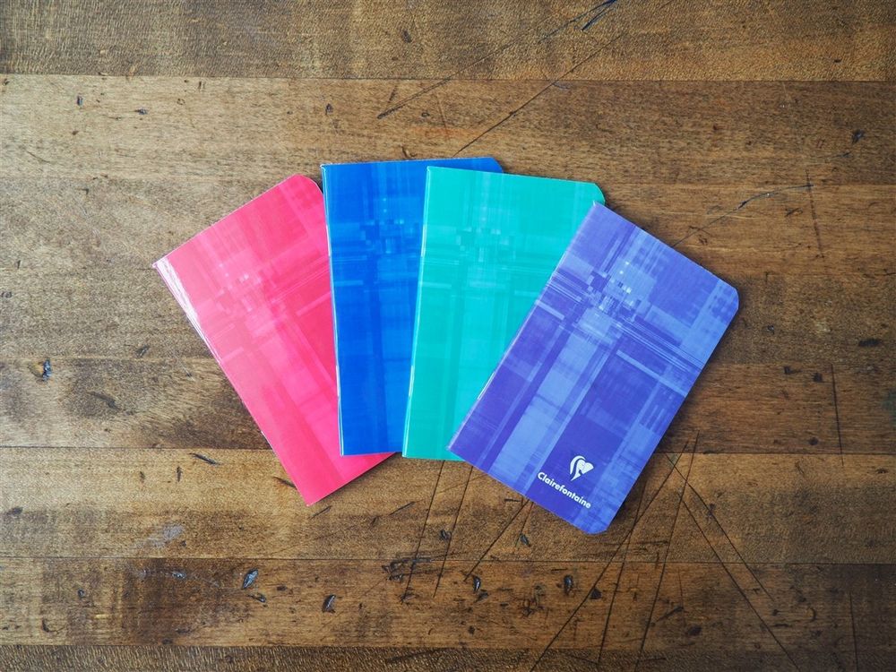 Clairefontaine - Mini Staplebound Notebook - 7.5x12cm (Lined)