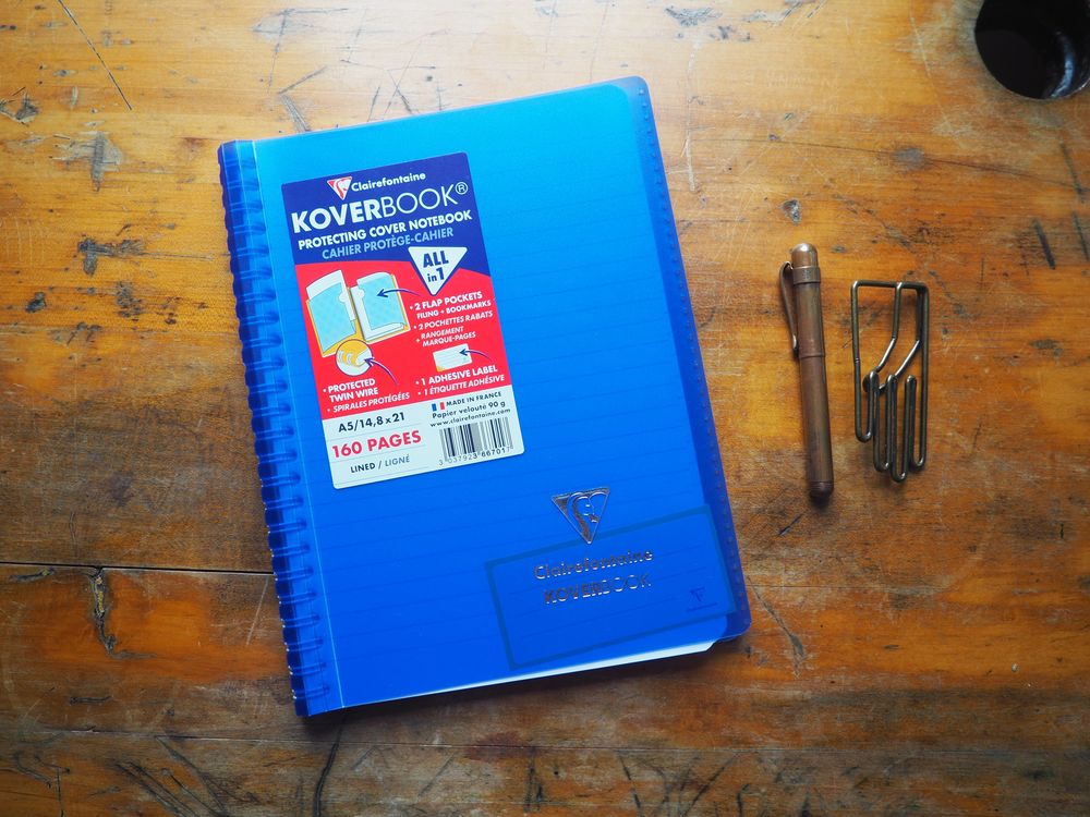 Clairefontaine - Polypro Spiralbound Notebook - A5 (Lined)