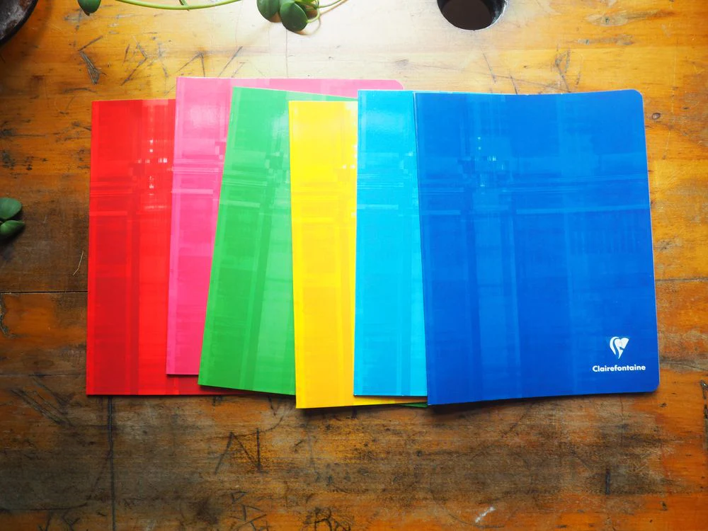 Clairefontaine - Seyes Notebook - A5 - Assorted Colours (32 Pages)