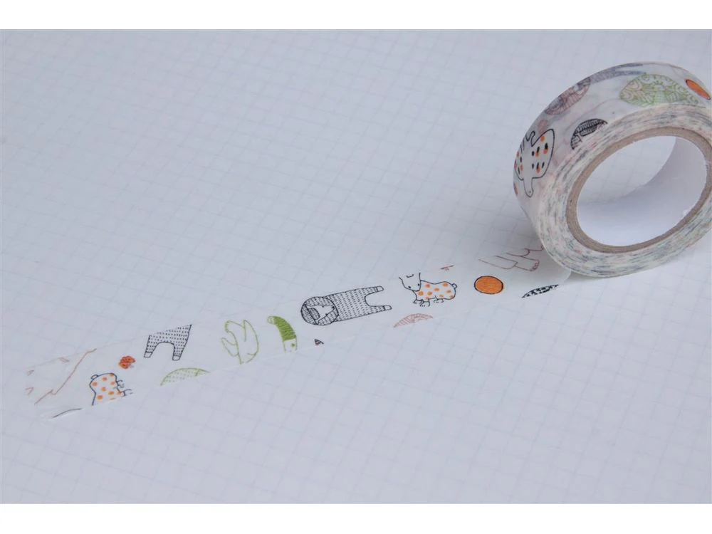 Classiky - Washi Tape - Beasts Green