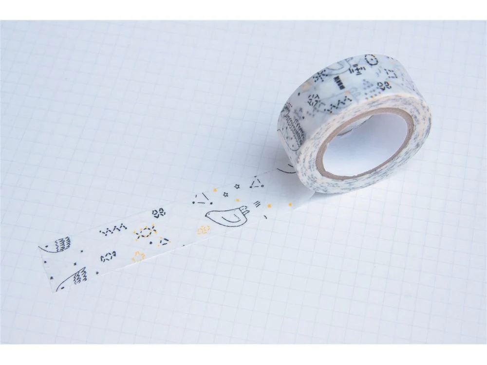 Classiky - Washi Tape - Starlit Sky Black