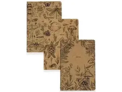 Denik 3 Notebook Set - Science Kraft - Lined