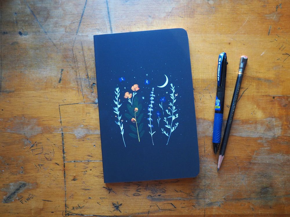 Denik Classic LayFlat Notebook - Flowering of Consciousness - Lined