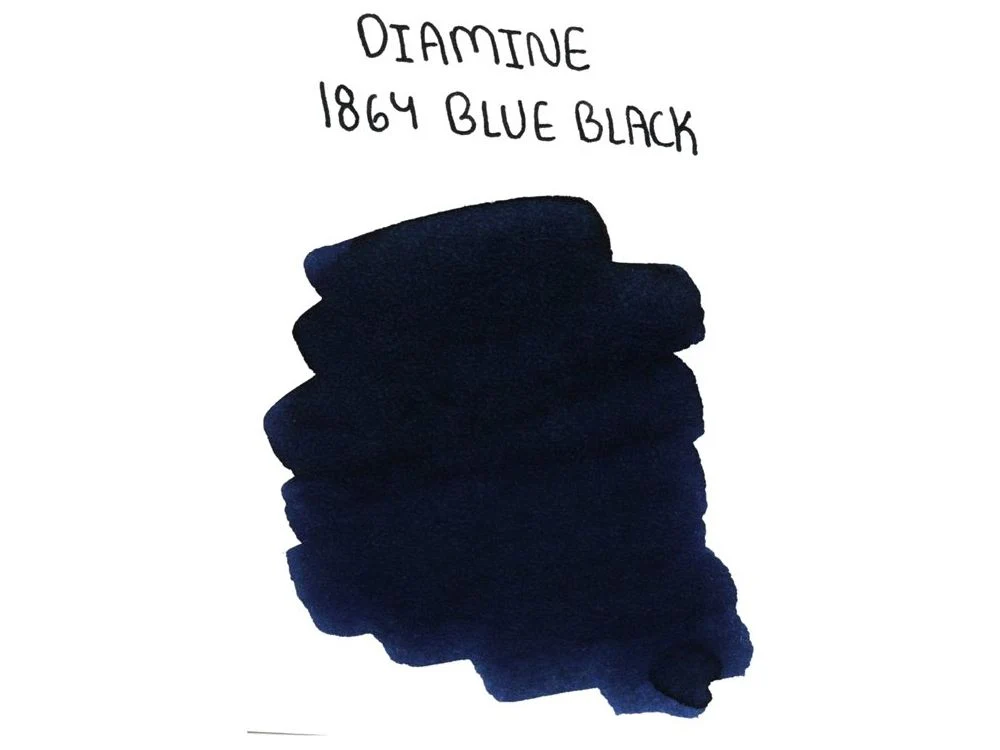 Diamine 150th Anniversary - Fountain Pen Ink (40mL) - 1864 Blue Black - Image 2