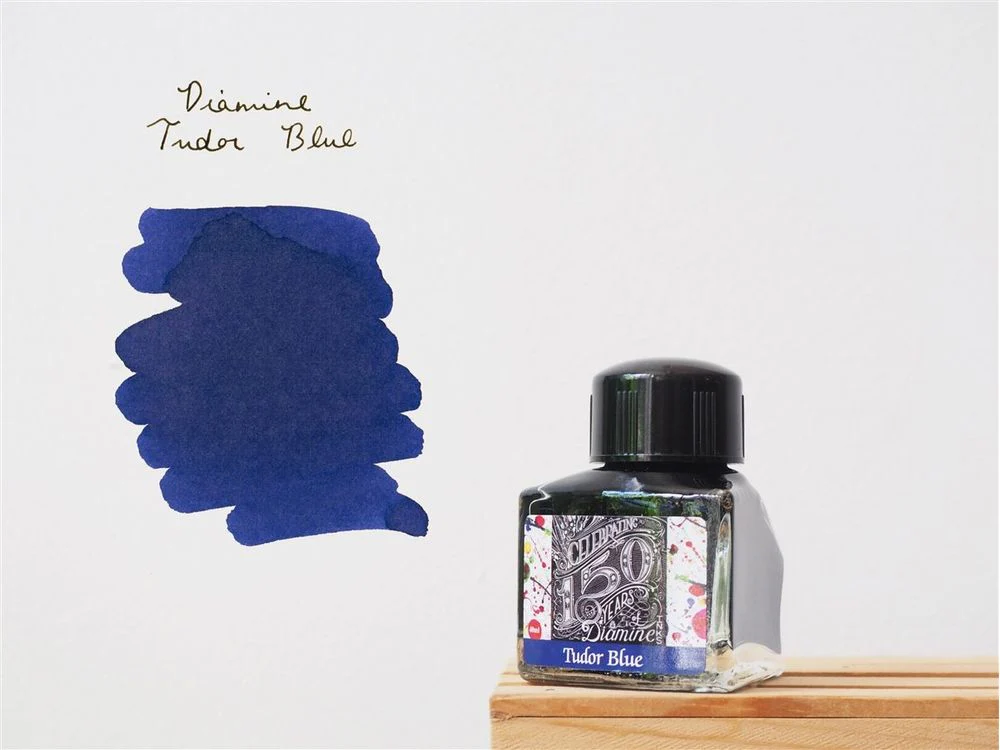 Diamine 150th Anniversary - Fountain Pen Ink (40mL) - Tudor Blue