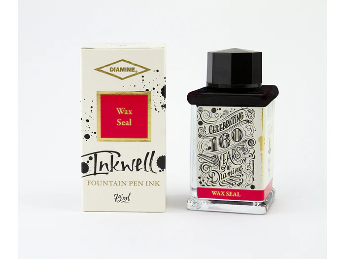Diamine 160th Anniversary - Fountain Pen Ink (75mL) - Wax Seal
