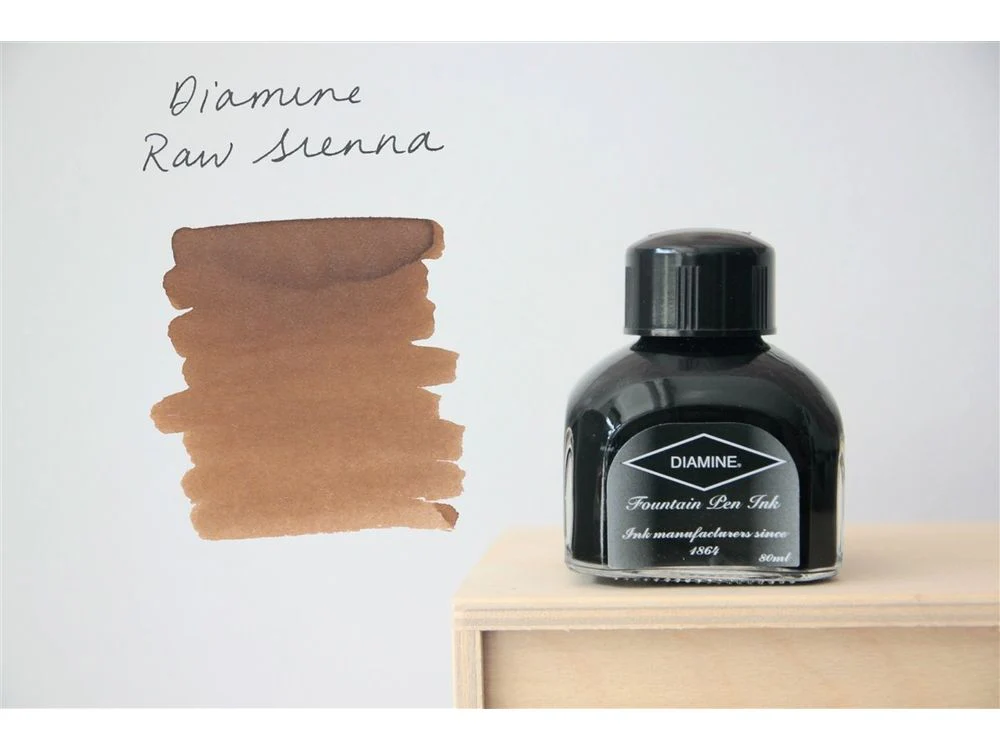 Diamine - Fountain Pen Ink (80mL) - Raw Sienna