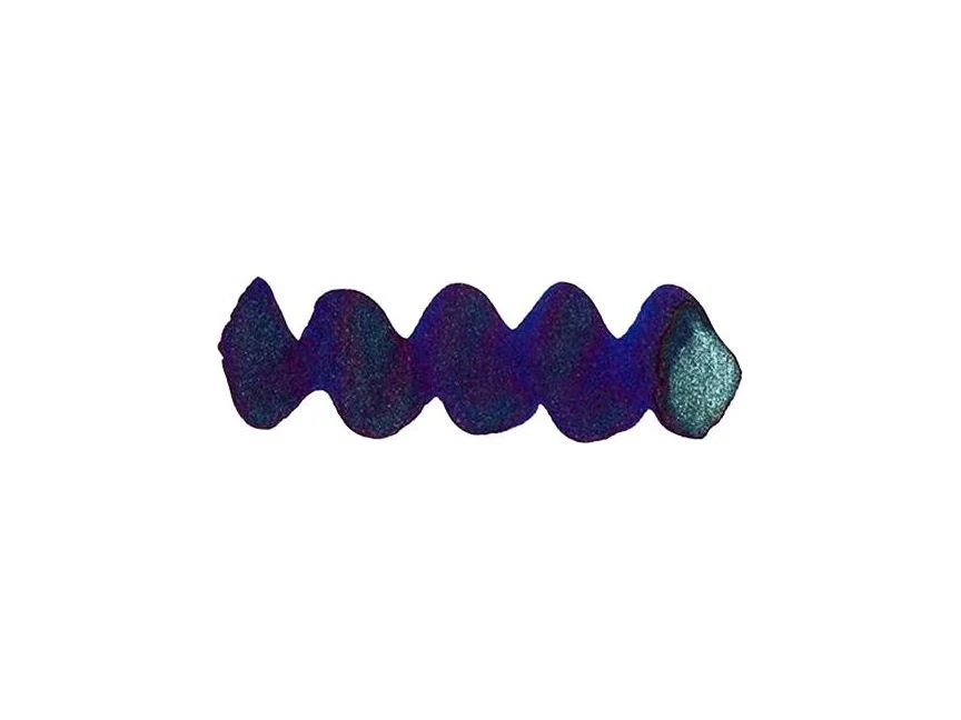 Diamine Blue Inkvent - Fountain Pen Ink (50mL) - Happy Holidays (Shimmer & Sheen)
