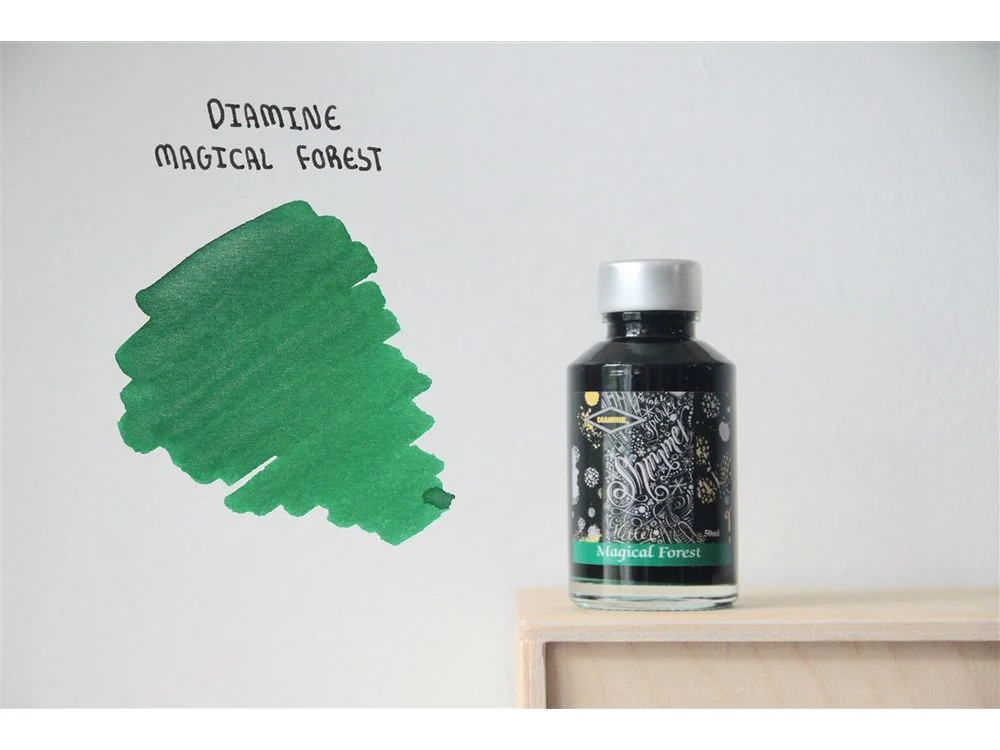 Diamine Shimmertastic - Fountain Pen Ink (50mL) - Magical Forest