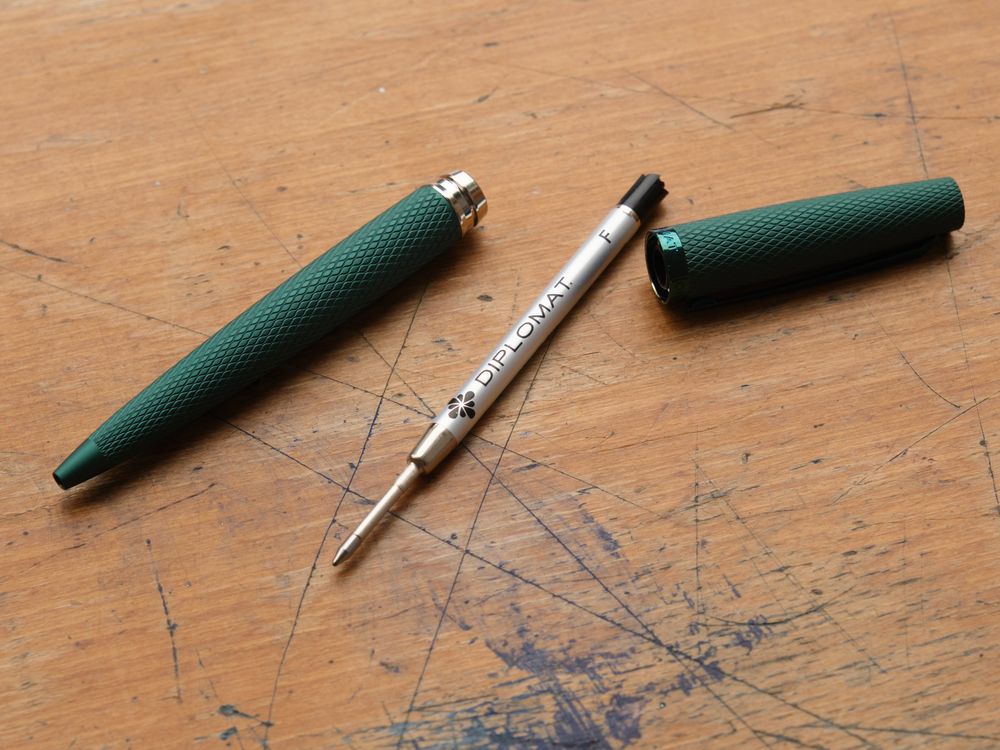 Diplomat Ballpoint - Viper - Guilloche Green - Image 3