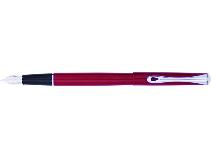 Diplomat Fountain Pen - Traveller - Dark Red ST