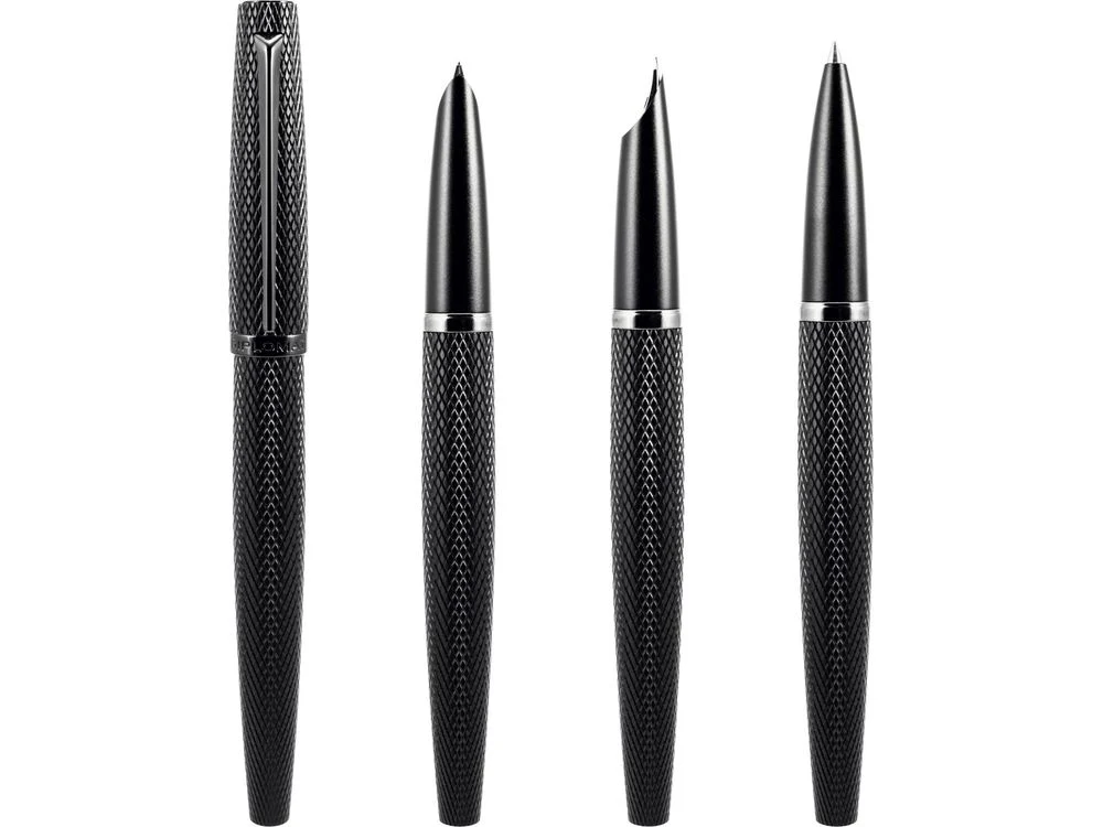 Diplomat Fountain Pen - Viper - Guilloche Black - Image 3