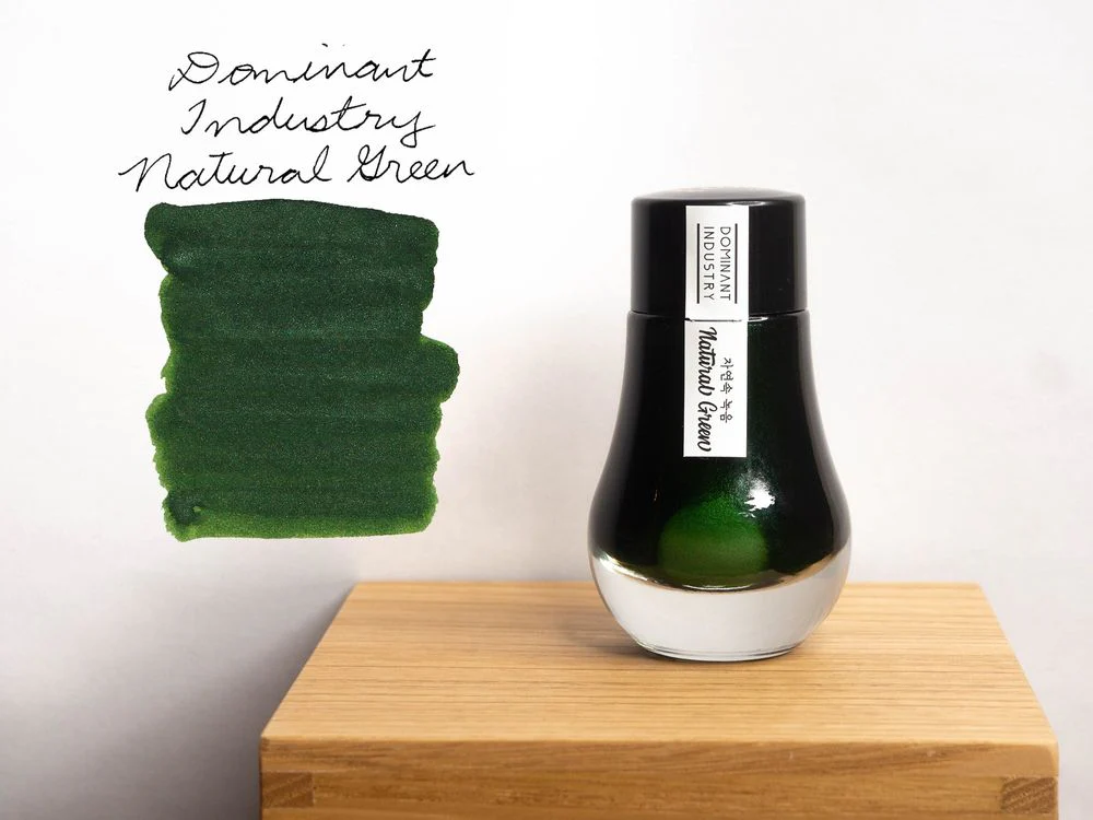 Dominant Industry Fountain Pen Ink (25mL) - Pearl 007 - Natural Green