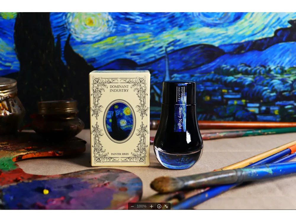 Dominant Industry Fountain Pen Ink (25mL) - Pearl 032 - Painter Series: Starry Night