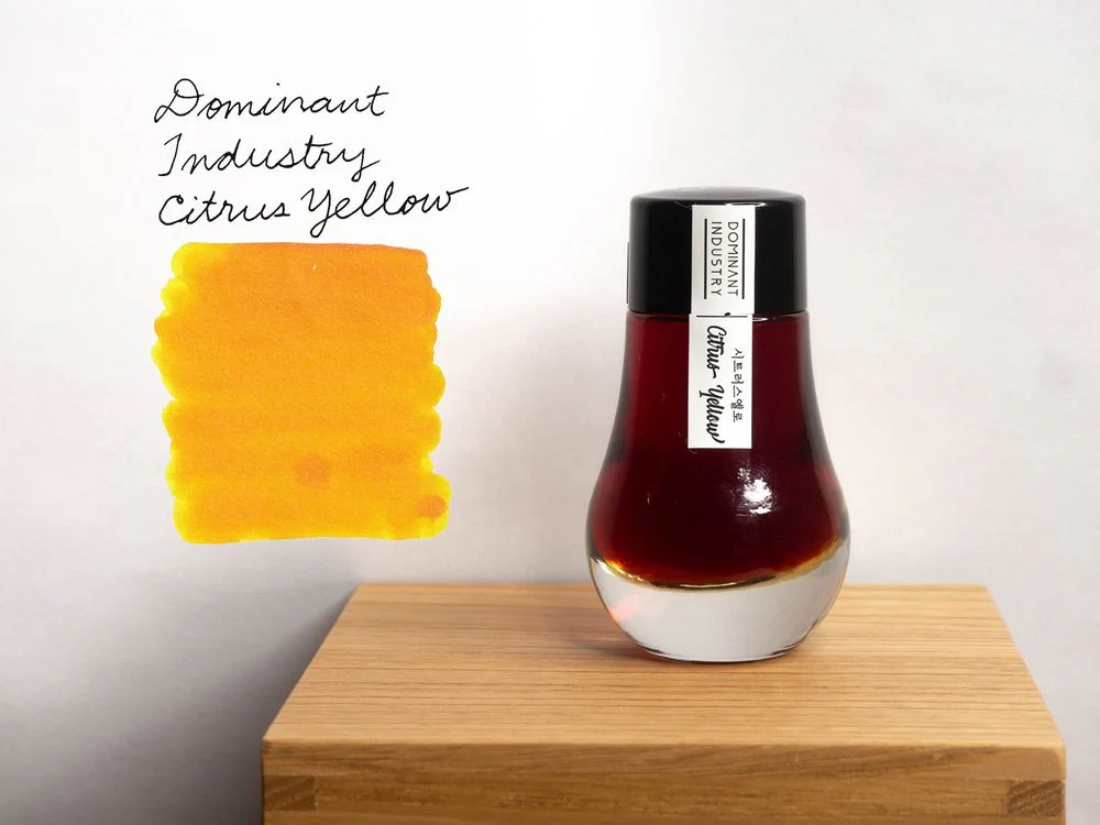 Dominant Industry Fountain Pen Ink (25mL) - Standard 102 - Citrus Yellow