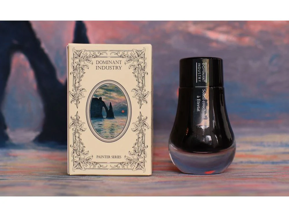 Dominant Industry Fountain Pen Ink (25mL) - Standard 120 - Painter Series: Soleil couchant à Etretat