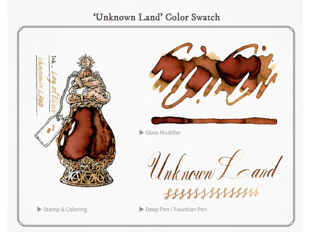 Dominant Industry Fountain Pen Ink (25mL) - Standard - A Log of Elixir: Unknown Land