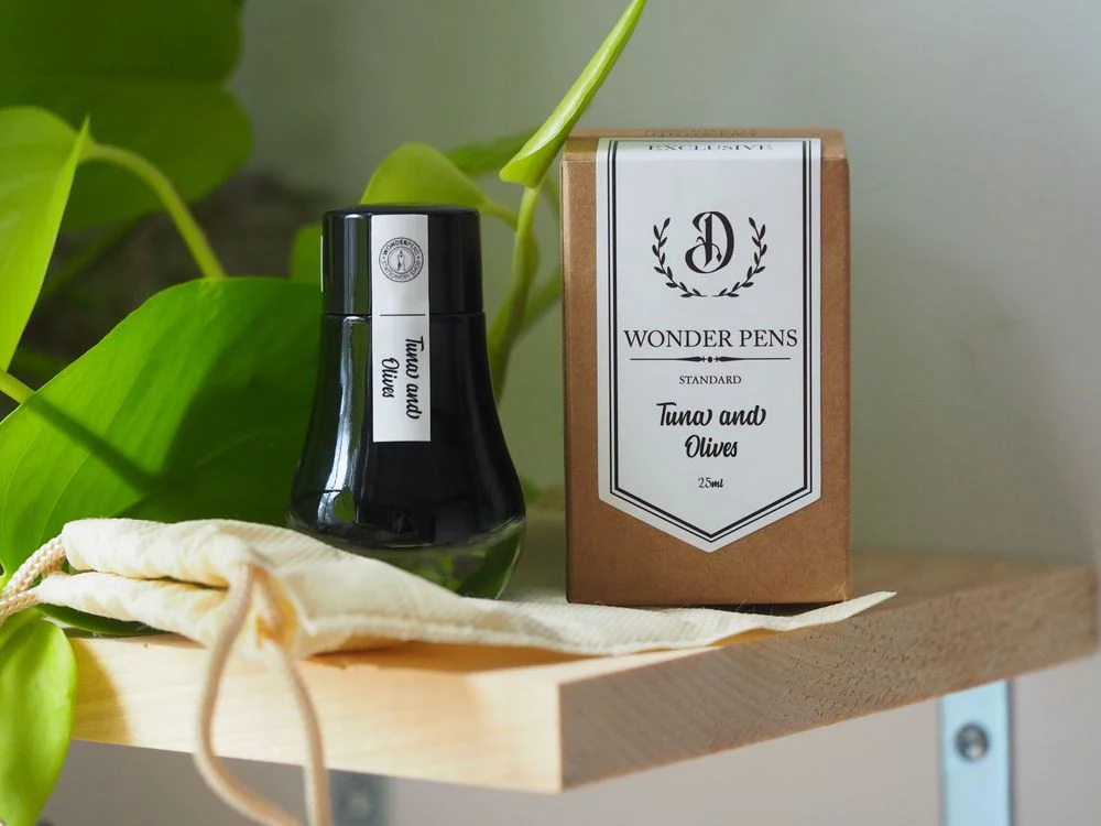 Dominant Industry Fountain Pen Ink (25mL) - Wonder Pens Exclusive - Tuna and Olives