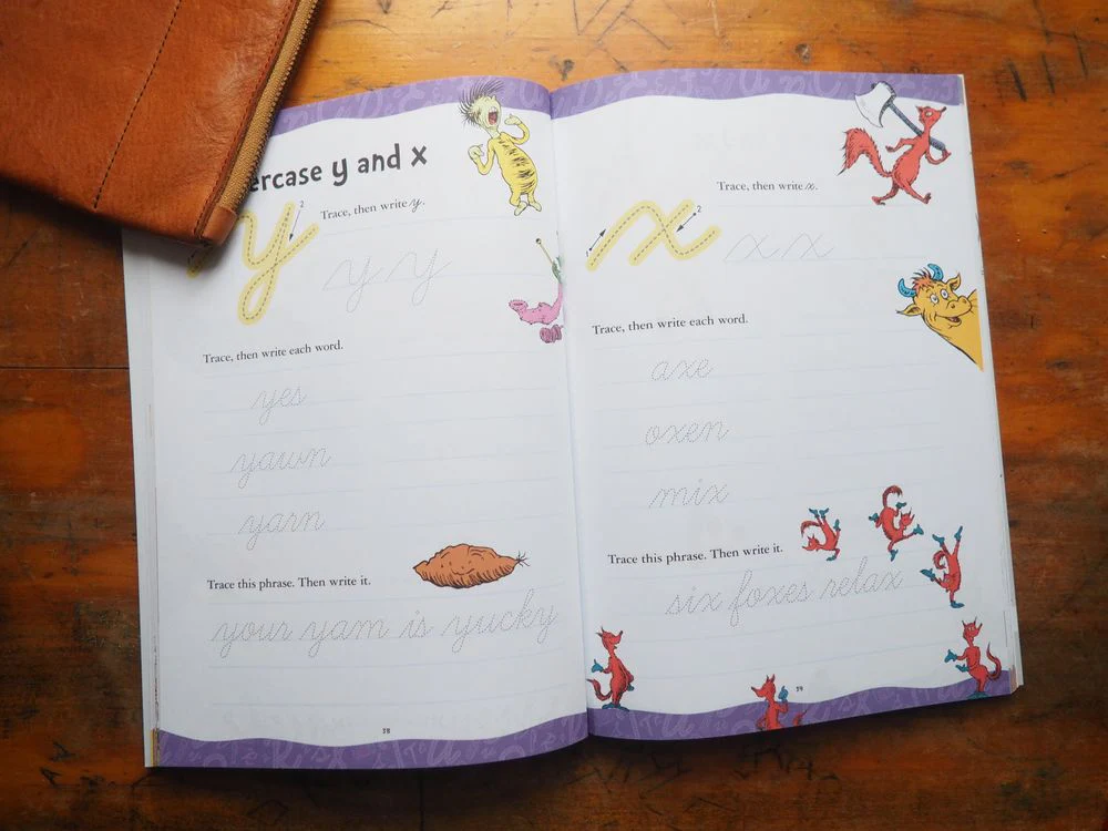 Dr. Seuss Cursive Workbook: Beginner Cursive Handwriting for Kids - Image 2