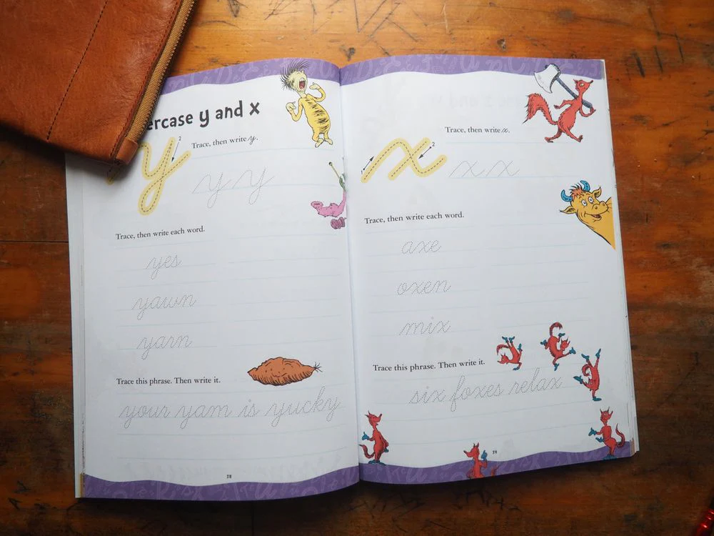 Dr. Seuss Cursive Workbook: Beginner Cursive Handwriting for Kids - Image 3