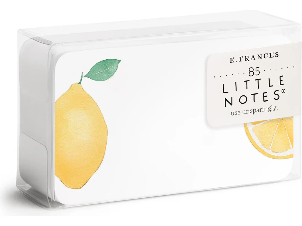 E. Frances Paper - 85 Card Set - Lemon Little Notes