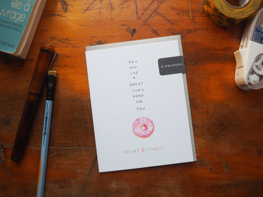 E. Frances Paper - Card - Healthy Donut