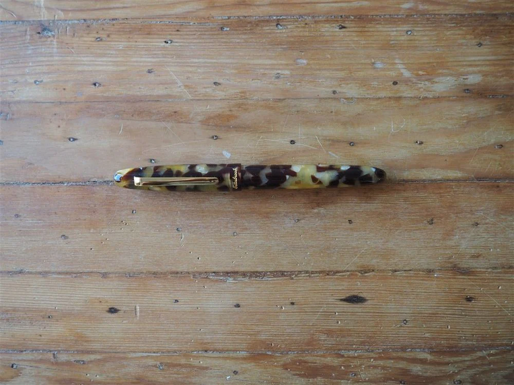 Esterbrook Estie Fountain Pen - Tortoise with Gold Trim - Specialty Nib