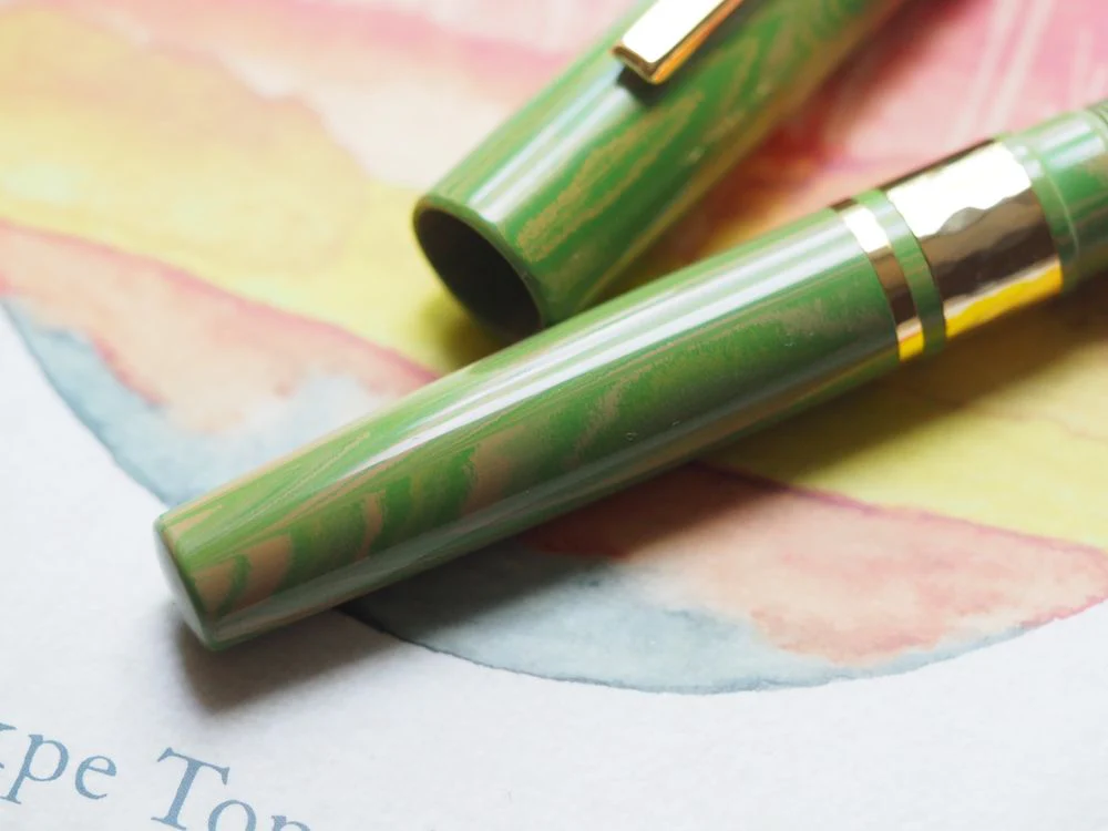 Esterbrook Model J Fountain Pen - Green Lotus Ebonite - Image 3