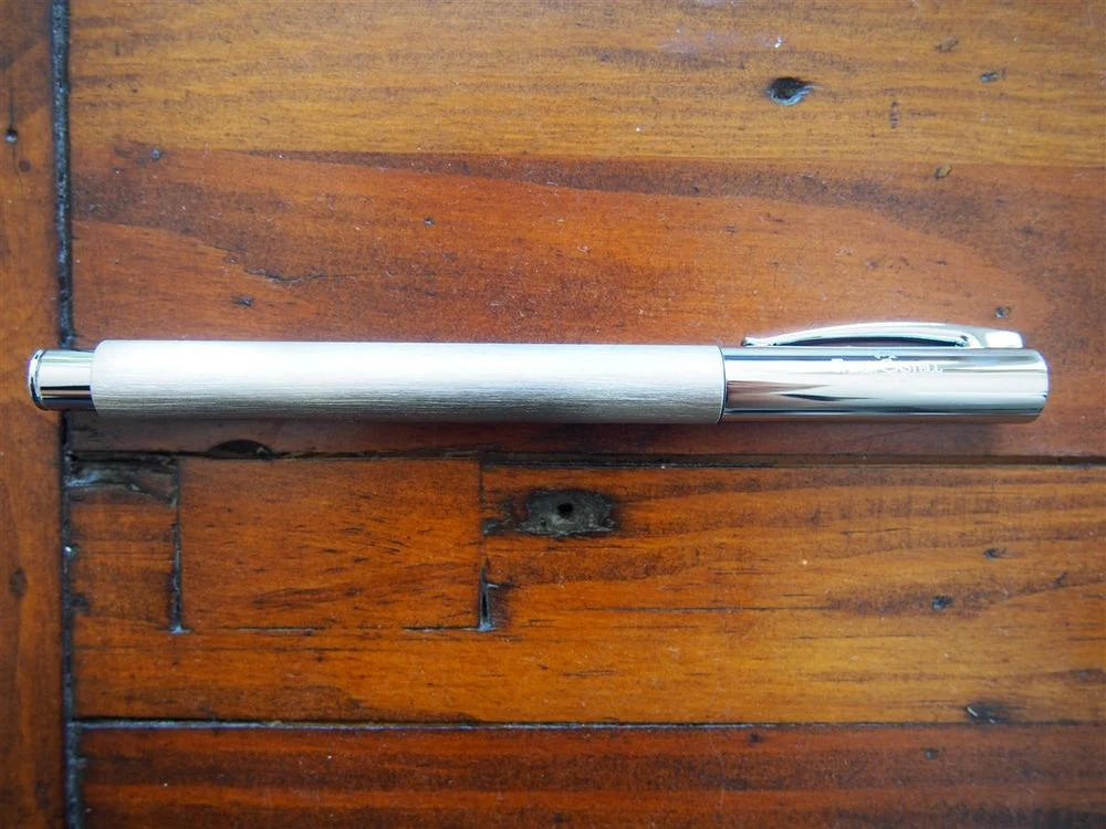 Faber-Castell Ambition Fountain Pen - Stainless Steel