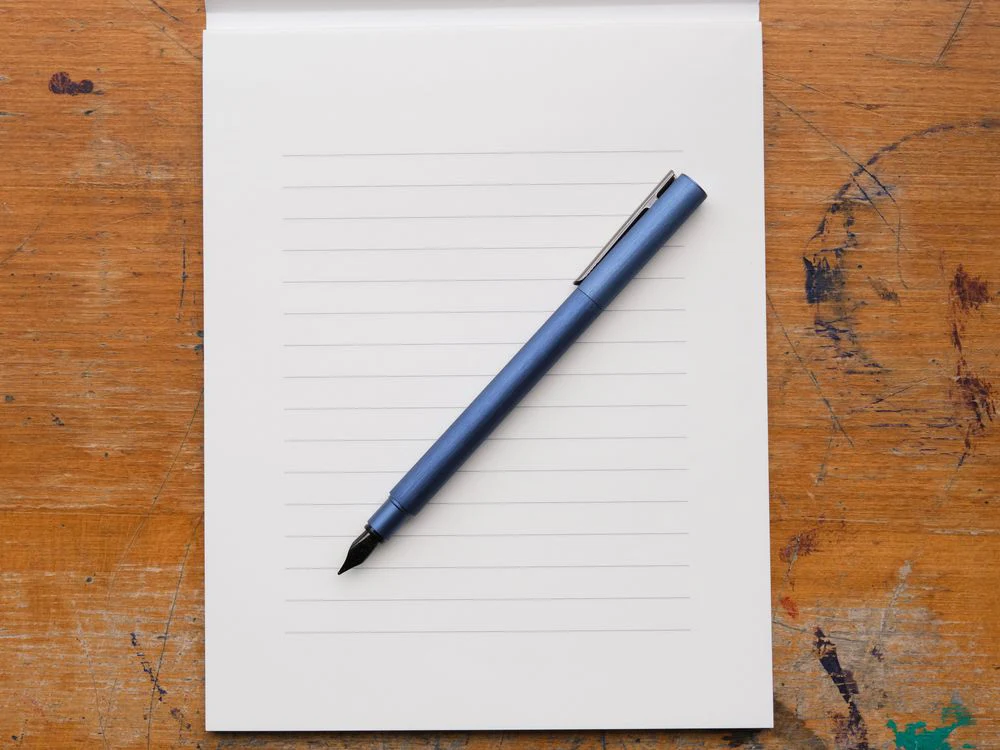 Faber Castell Neo-Slim Fountain Pen - Dark Blue Aluminium - Image 4